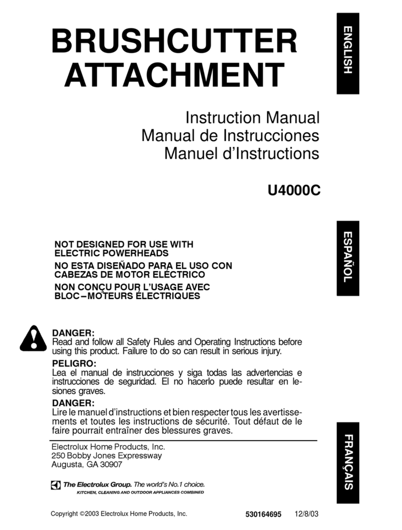 Electrolux U4000C instruction manual