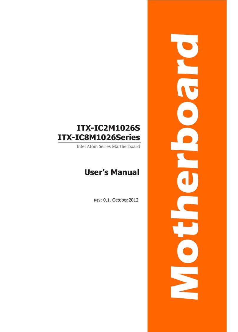 Intel ITX-IC2M1026S Series User manual