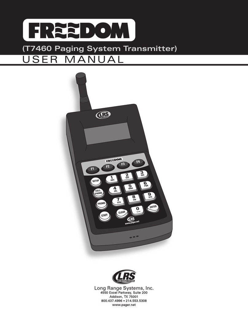 Long Range Systems T7460 User manual