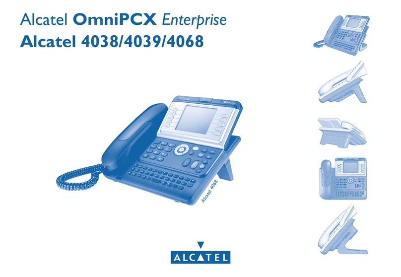 Alcatel OmniPCX Enterprise 4038 User manual