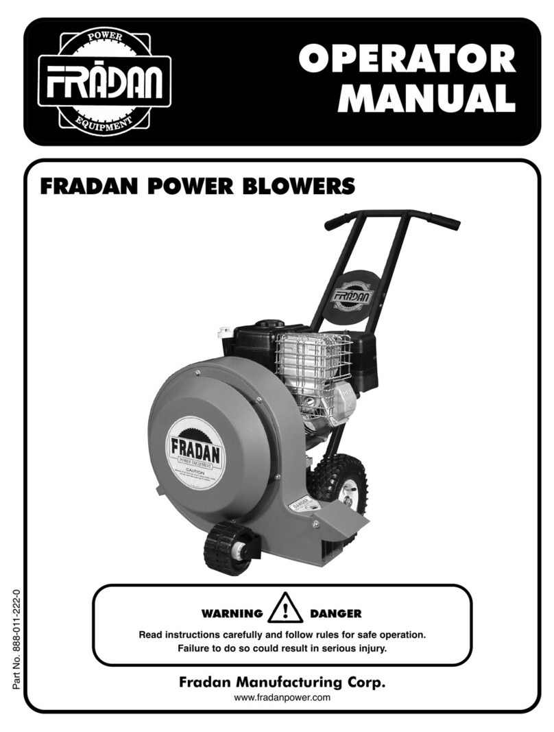 FRADAN PB-5.5BS Operator's manual