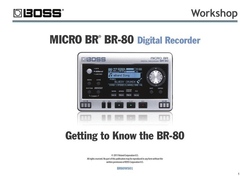 BOSSCO BR-80 User manual