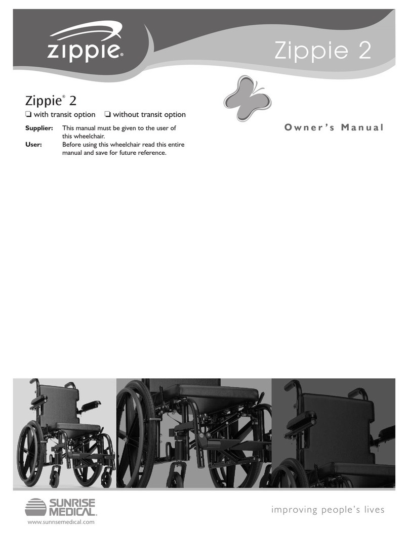 Sunrise Medical Zippie 2 owner's manual