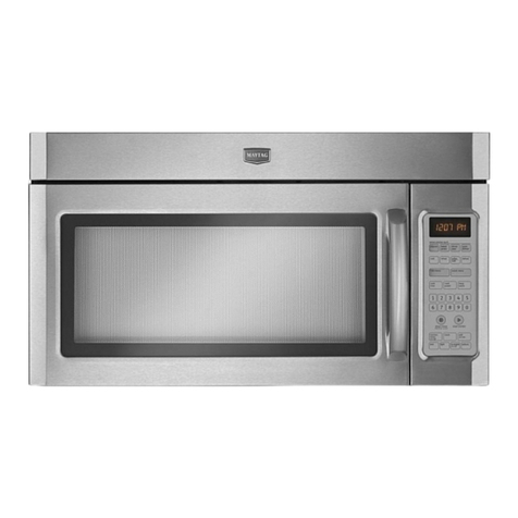 Maytag Microwave Hood Combination User manual