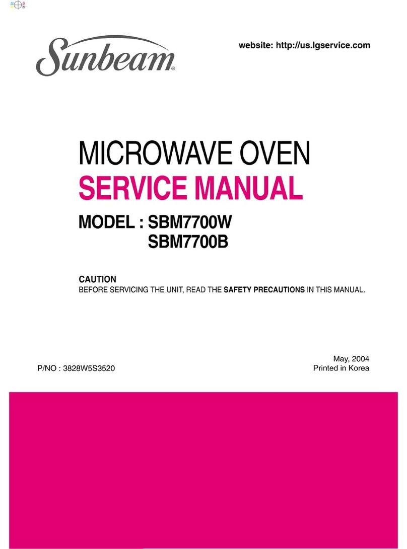 Sunbeam SBM7700W User manual