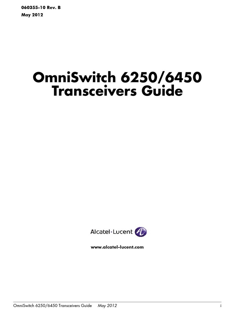 Alcatel-Lucent OmniSwitch 6250 Guide