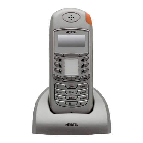 Nortel T7406E Reference guide
