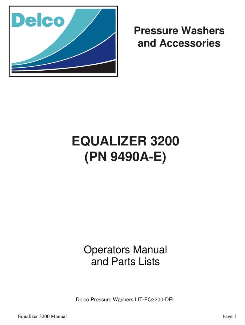 Delco EQ3200 Operators manual and parts lists Delco EQ3200 Operators manual and parts lists