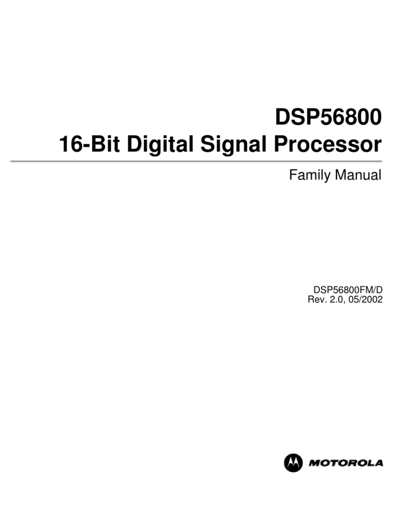 Motorola DSP56800 manual