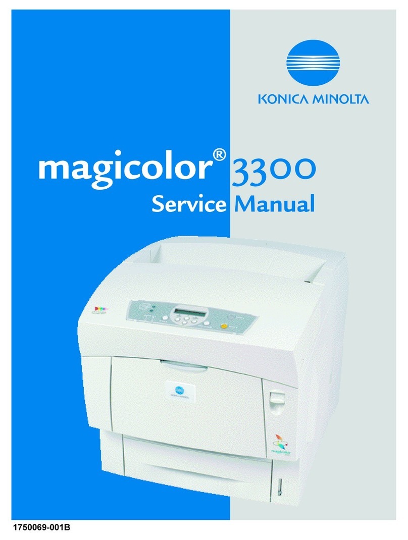 Konica Minolta Magicolor 3300 User manual Konica Minolta Magicolor 3300 User manual