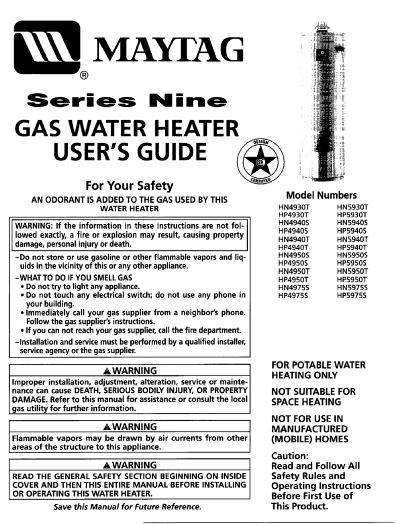 Maytag Nine HN4930T User manual