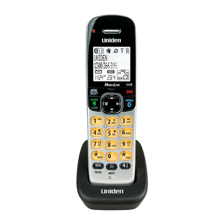 Uniden DECT 3135 owner's manual