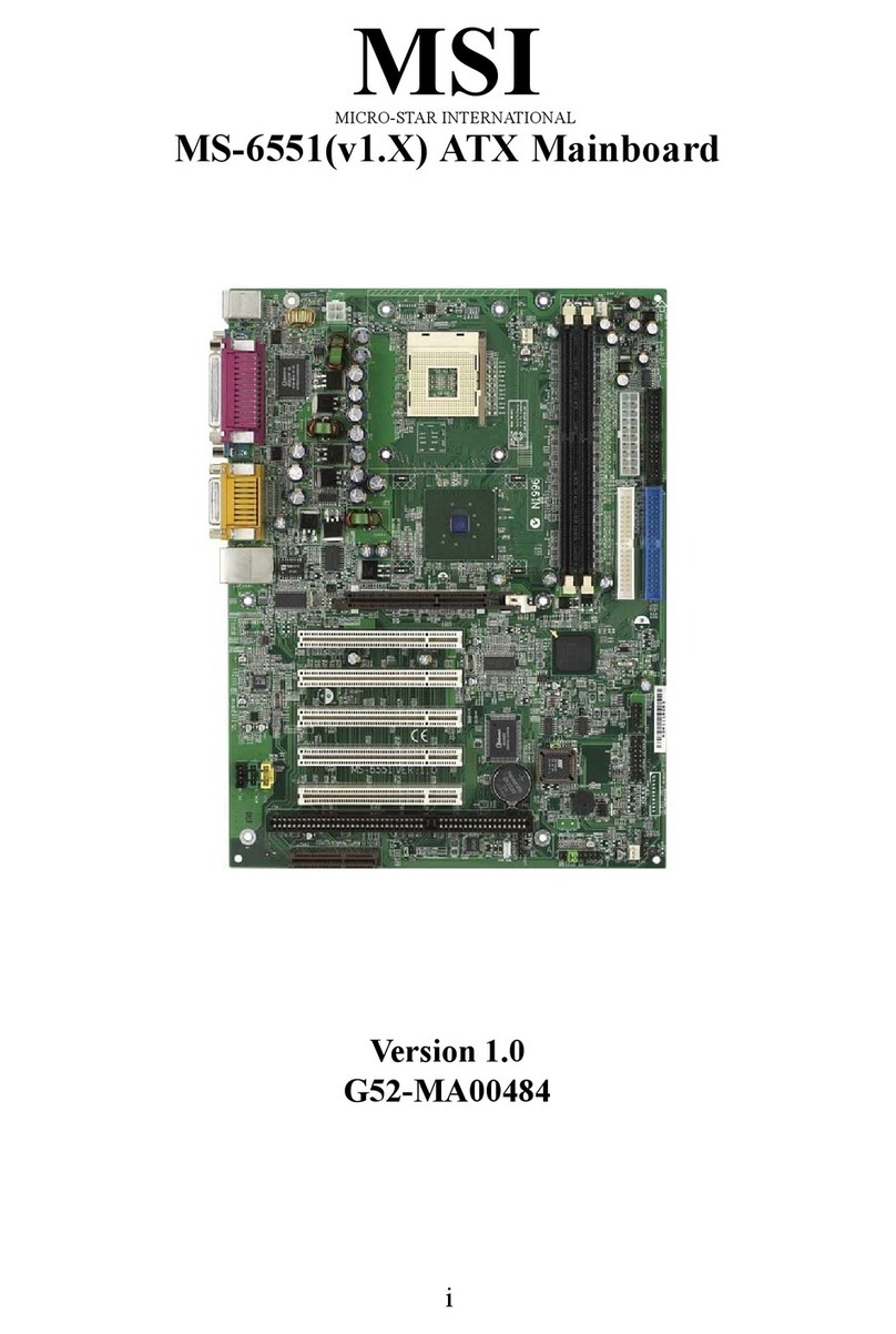 MSI MS-6551 User manual