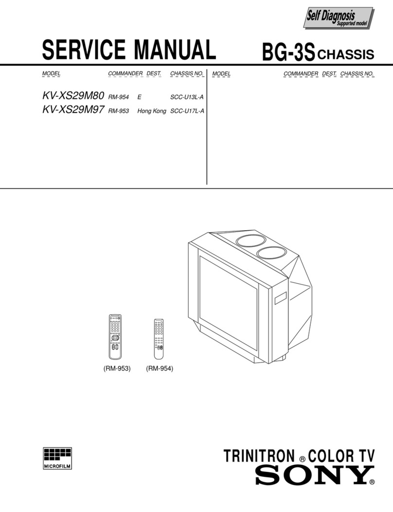 Sony TRINITRON KV-XS29M80 User manual