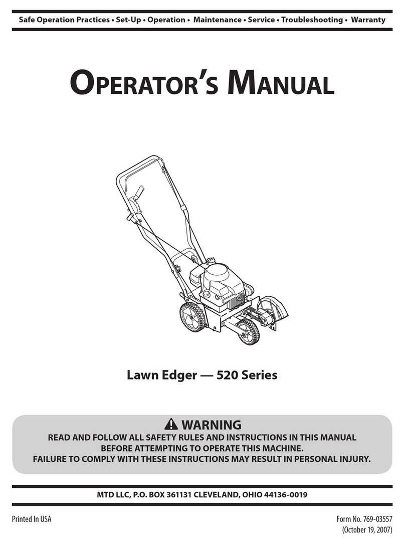 MTD 520 Series User manual