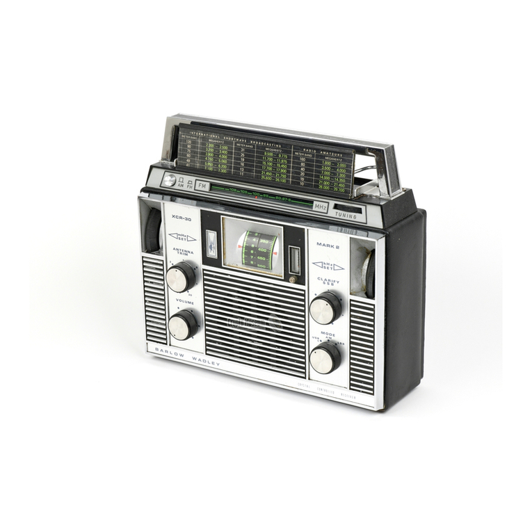 Barlow Wadley XCR 30 MARK II User manual