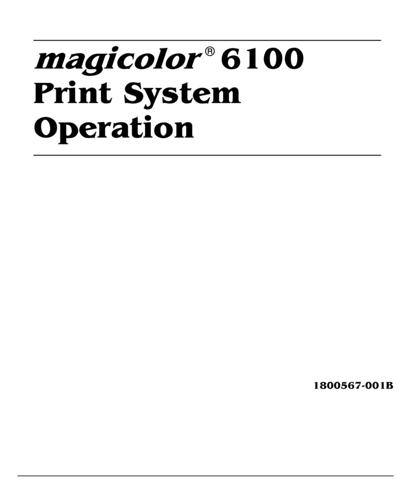 QMS Magicolor 6100 User manual