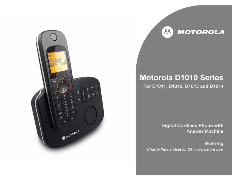 Motorola D1011 user guide