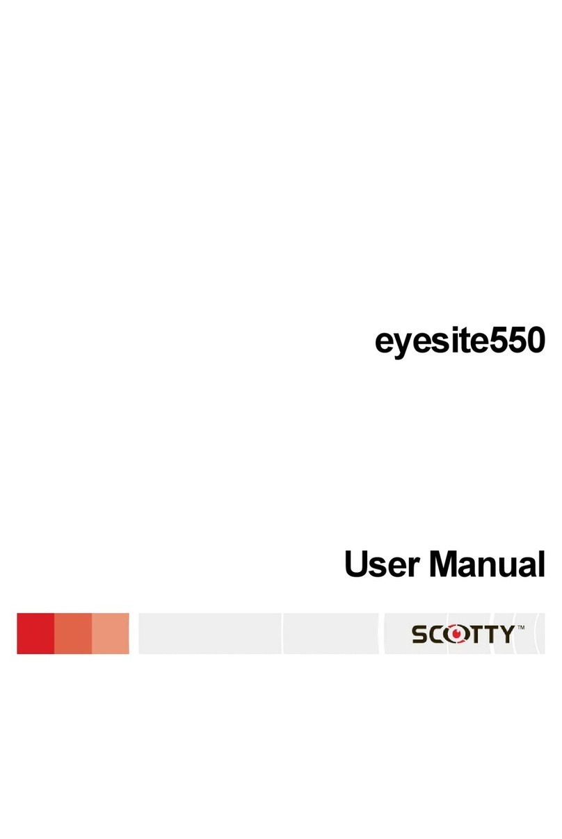 Scotty eyesite550 user manual