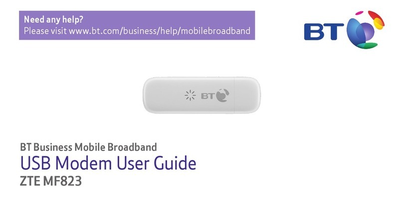BT ZTE MF823 User manual