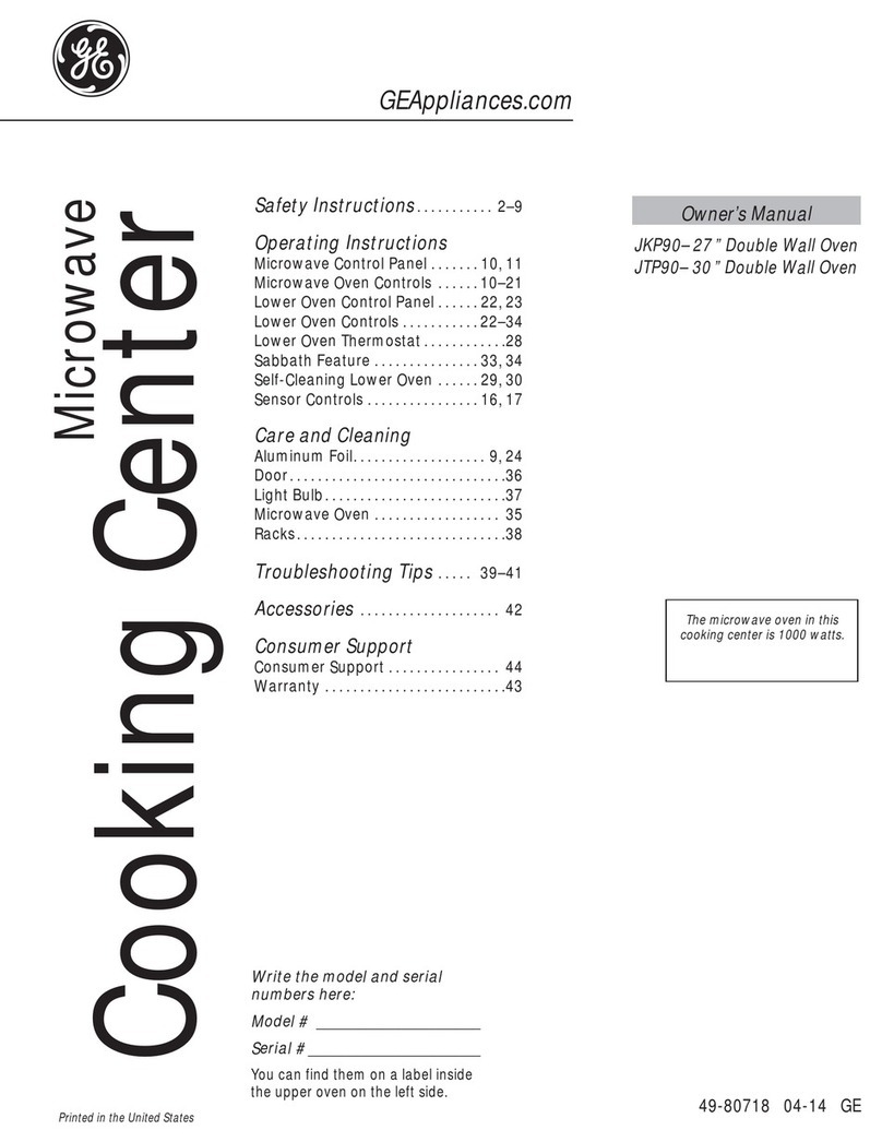 GE JKP90- 27 User manual