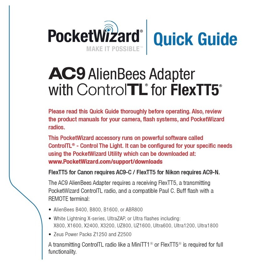 Pocket Wizard AC9 AlienBees quick guide