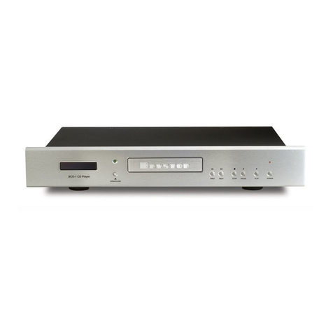 Bryston BCD-1 User manual