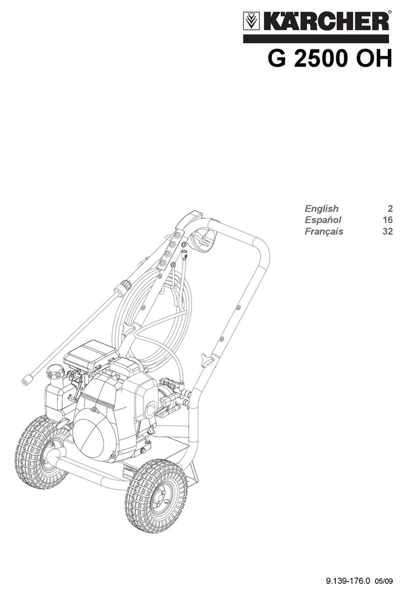 Kärcher G 2500 OH Operator's manual