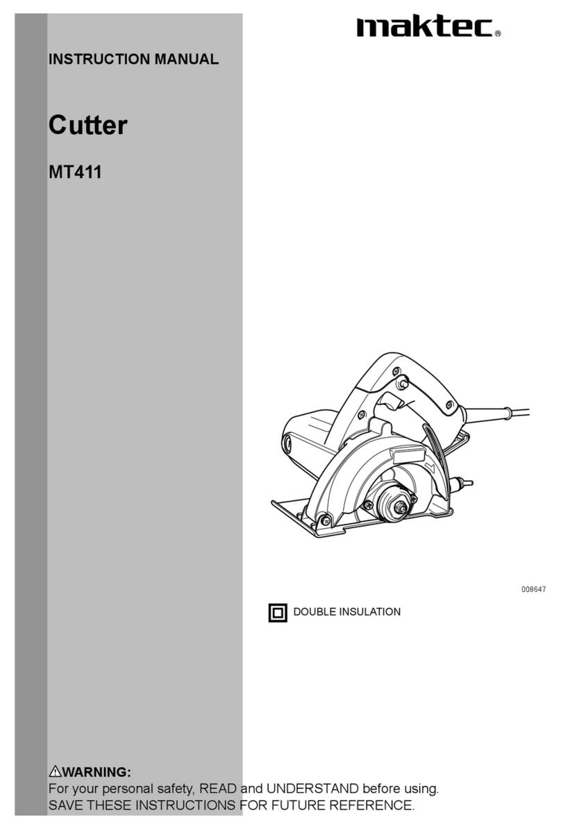 Maktec MT411 instruction manual