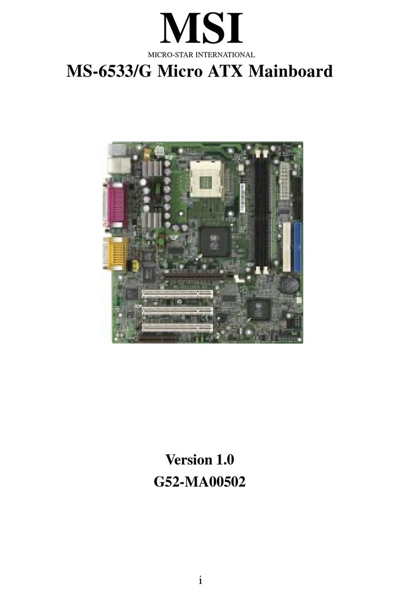 MSI MS-6533 user manual