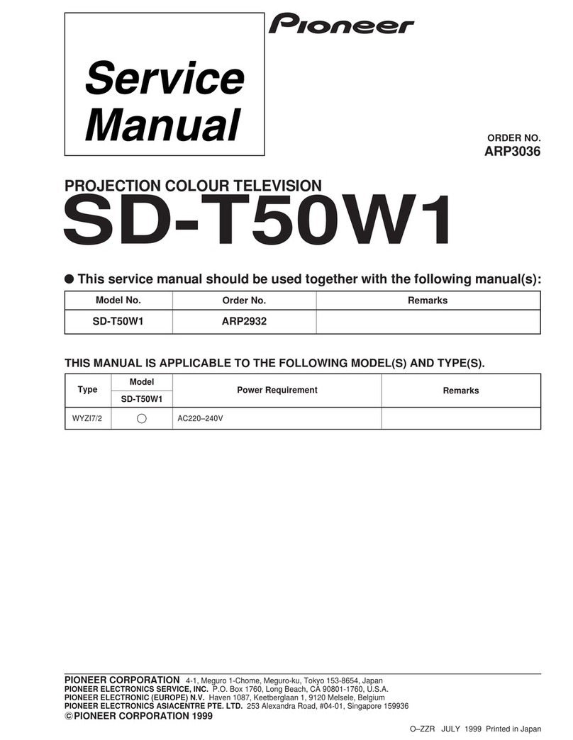 Pioneer SD-T50W1 Service manual