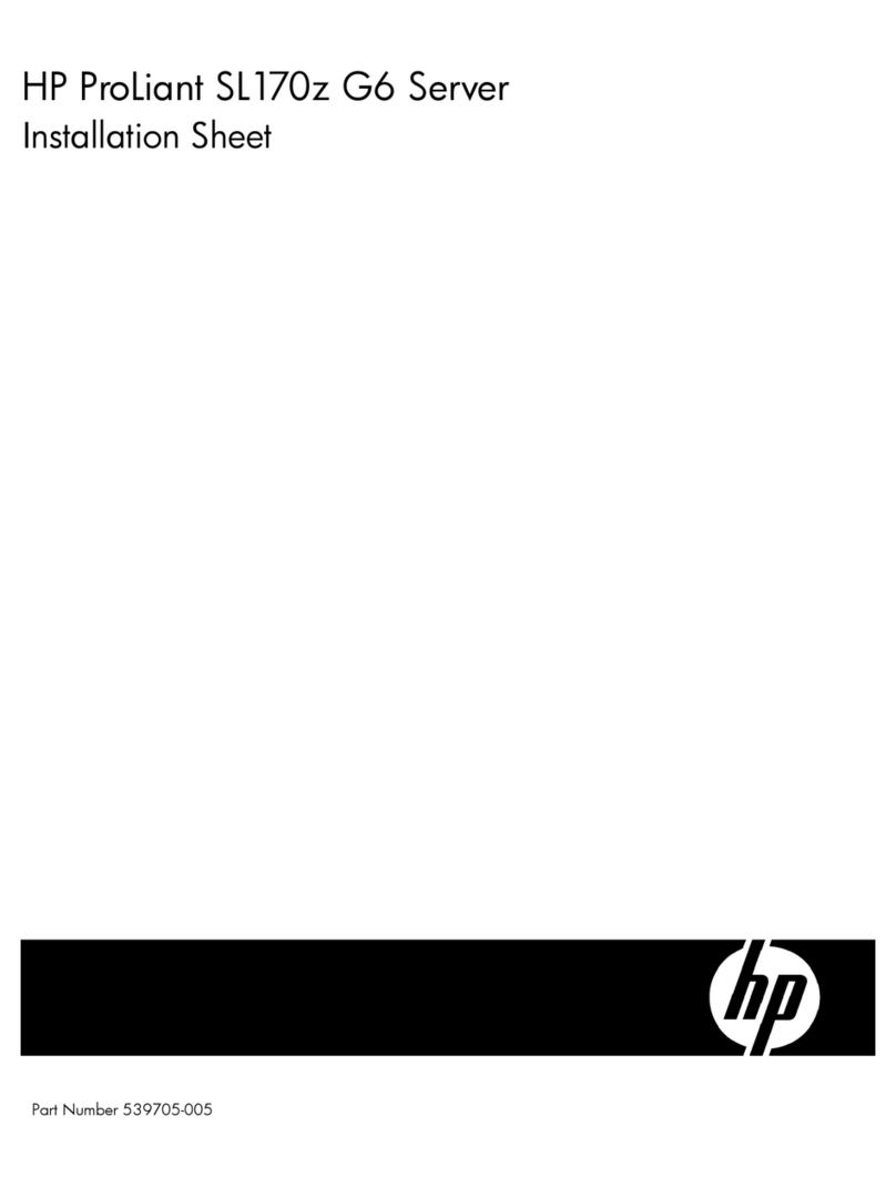 HP ProLiant SL170z - G6 Server Assembly instructions HP ProLiant SL170z - G6 Server Assembly instructions