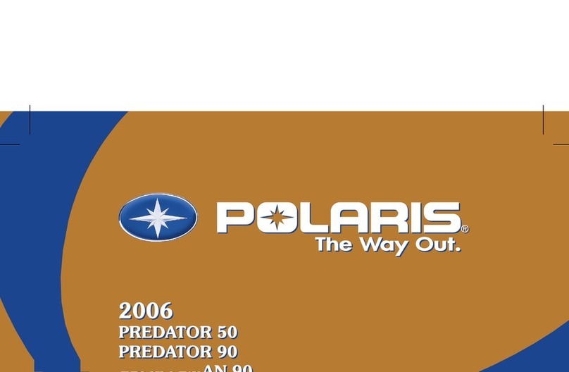 Polaris Predator 90 User manual