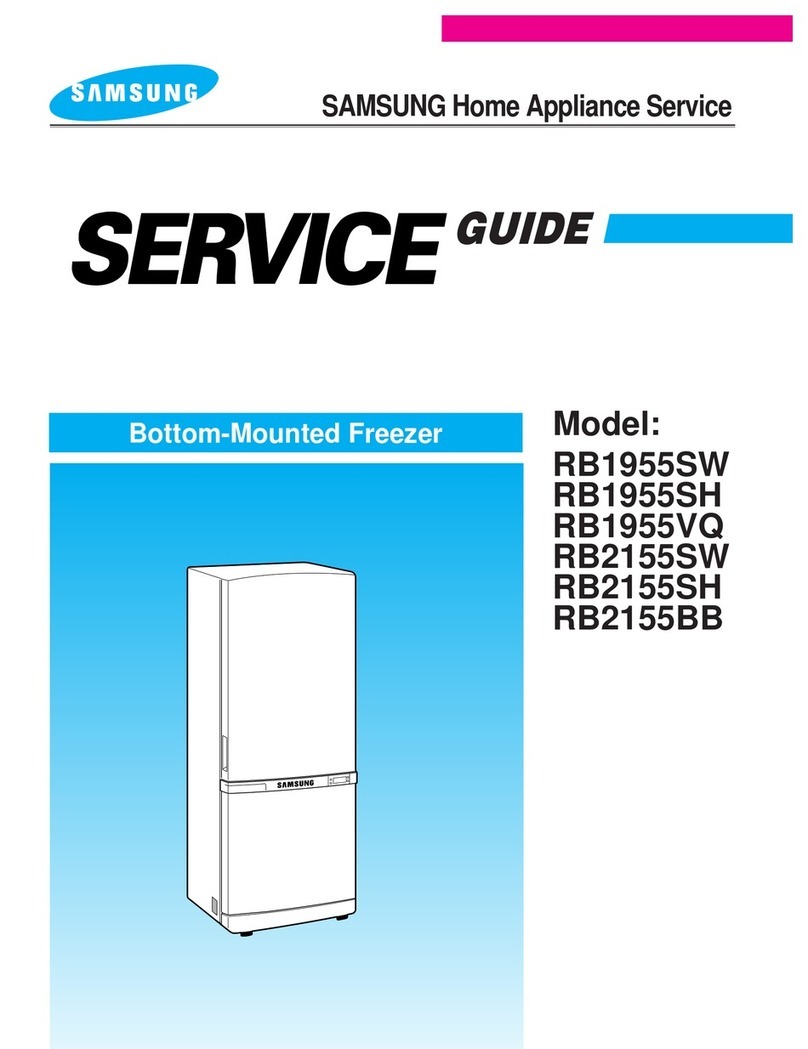 Samsung RB1955SWRB1955SH Service guide Samsung RB1955SWRB1955SH Service guide