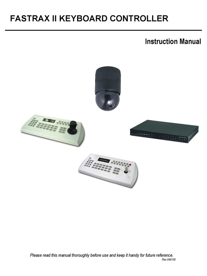 Fastrax II KEYBOARD CONTROLLER instruction manual Fastrax II KEYBOARD CONTROLLER instruction manual