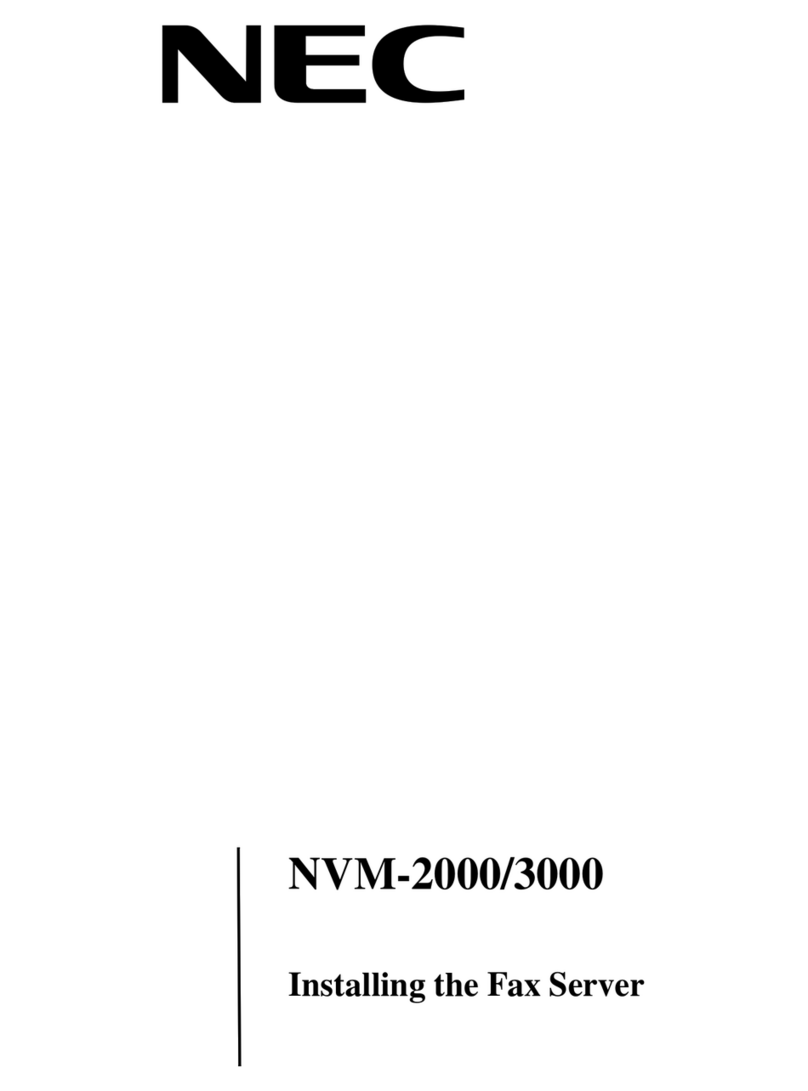 NEC NVM-2000 installation guide