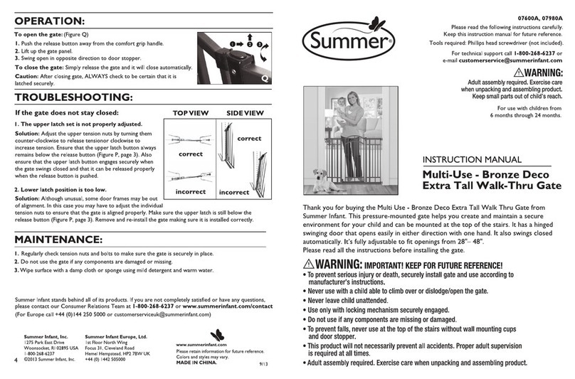 Summer 07600A instruction manual