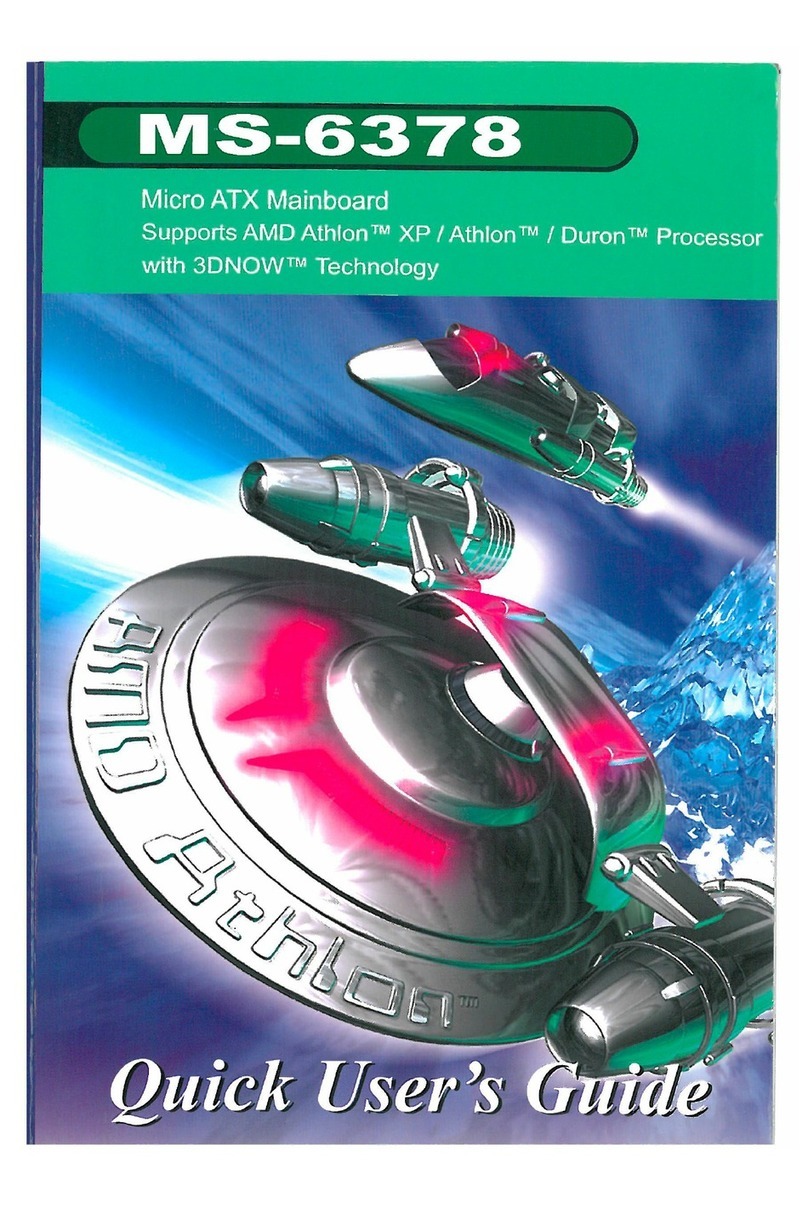 MSI MS-6378 Quick user guide