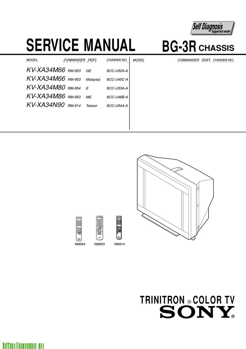 Sony Trinitron KV-XA34M66 User manual