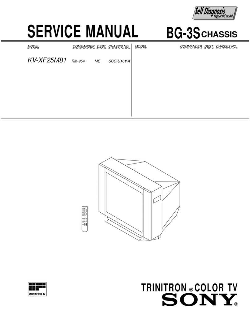 Sony TRINITRON KV-XF25M81 User manual