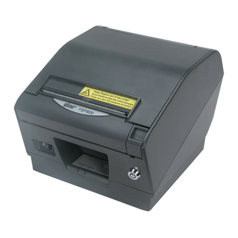 Star Micronics TSP700 Series Operating and maintenance manual