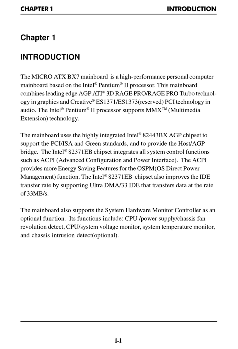 MSI ATX BX7 User manual MSI ATX BX7 User manual