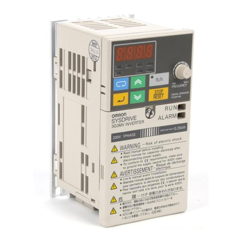Omron SYSDRIVE 3G3MV SERIES User guide