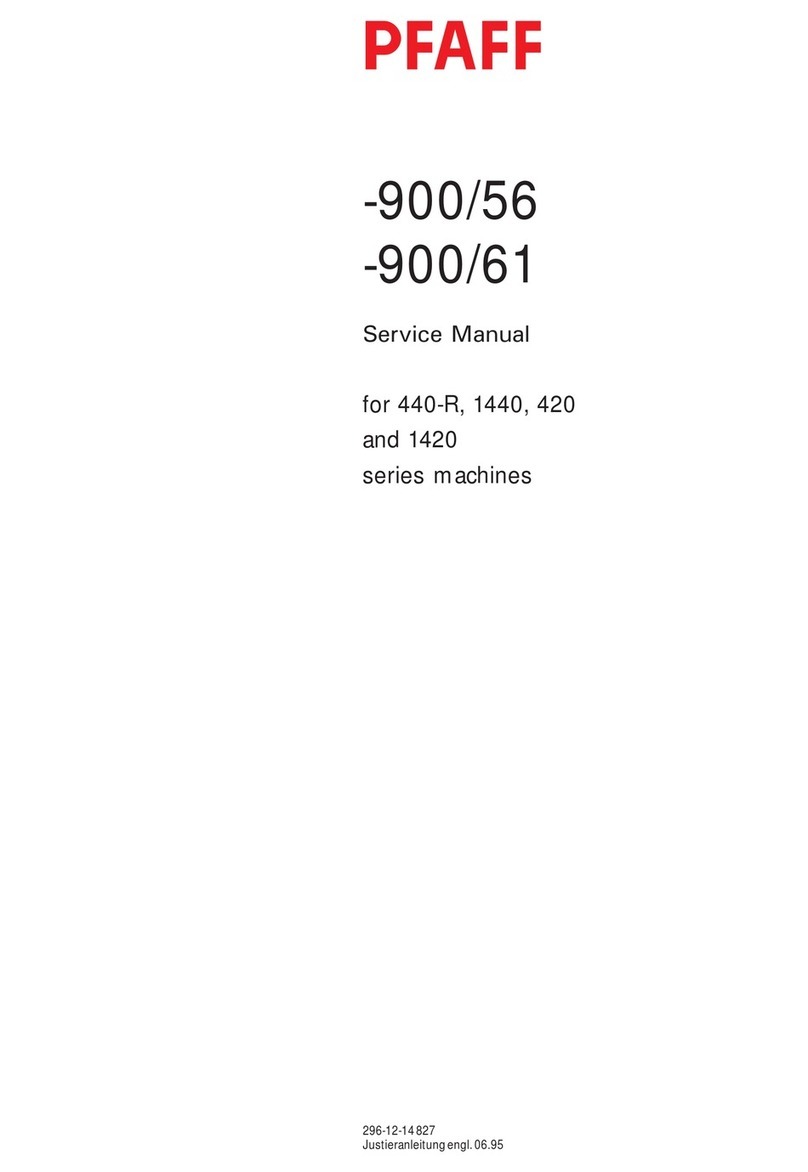 Pfaff 900/56 User manual