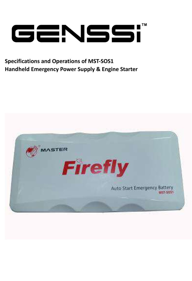 Genssi MST-SOS1 Operation manual