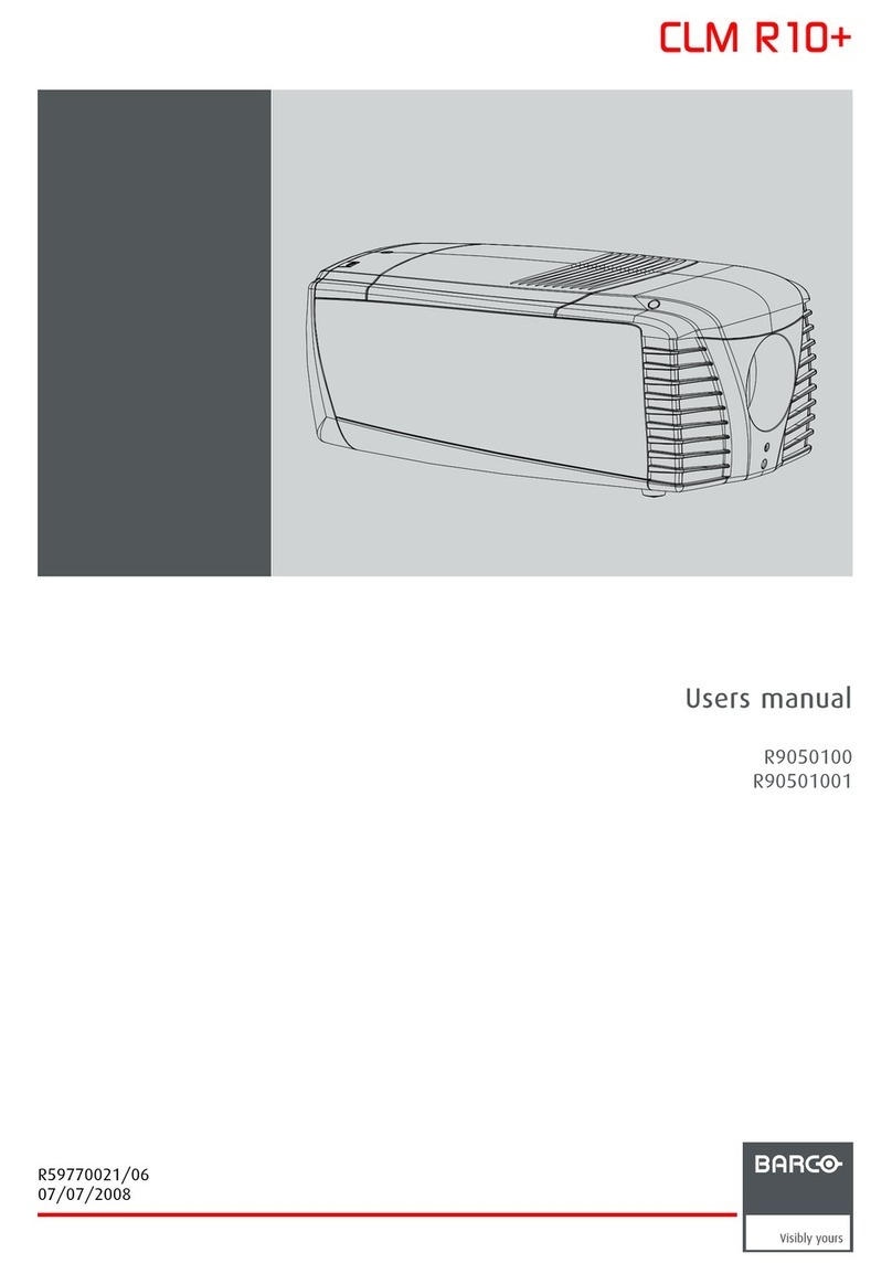Barco R9050100 User manual