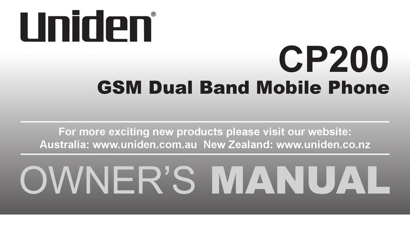 Uniden CP200 User manual