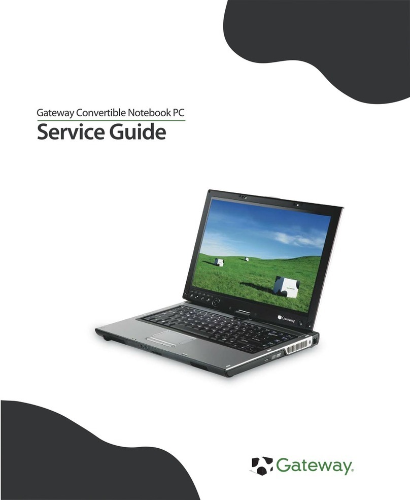 Gateway Convertible Notebook pc Service guide