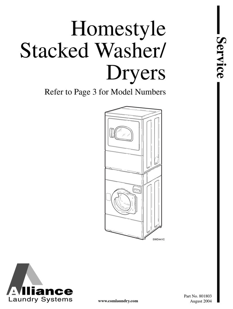 Alliance Laundry Systems LTS97A*N User manual