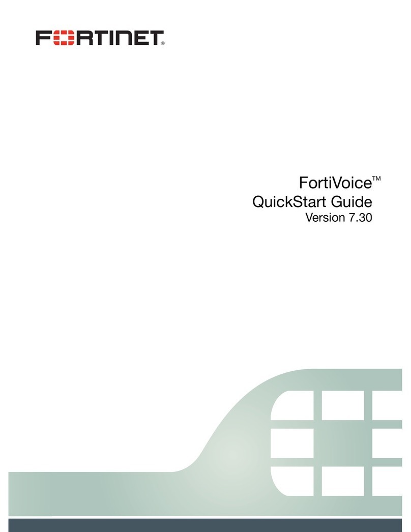Fortinet FortiVoice quick start guide